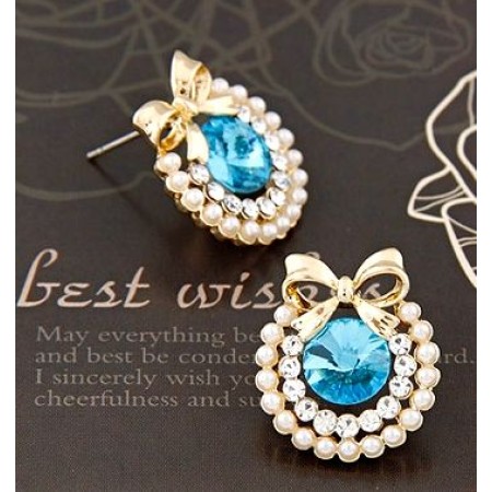 Blue Pearl Studs